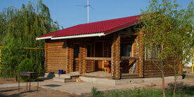 Срубы (срубовой дом), База отдыха Астра село Чаган, Камызякский район