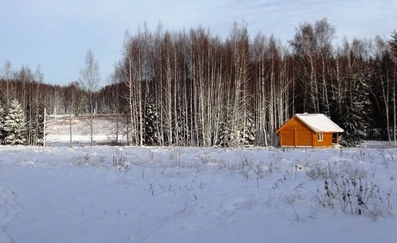 Территория базы зимой | Исток, Владимирская область