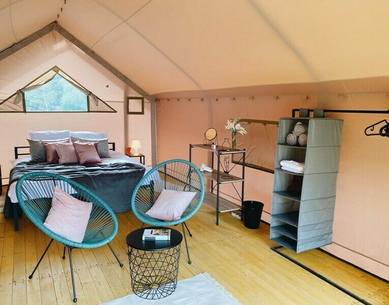 Глемпинг Комфорт 2-местный (Сафари-Тент с видом на залив)