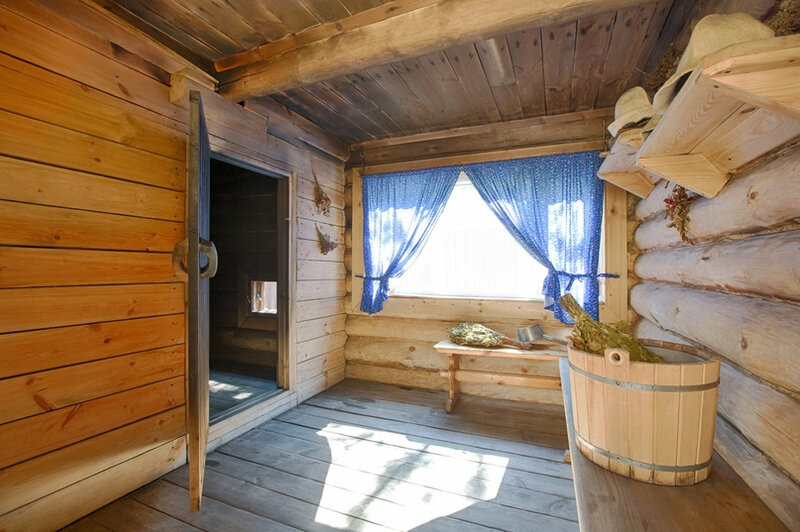 Русская баня по-чёрному