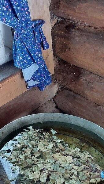 Русская баня по-чёрному