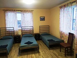 Трёхместный номер (3 этаж гостиницы), База отдыха Каралат, Камызякский район