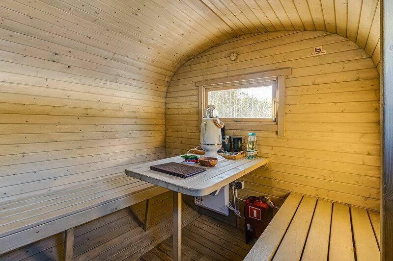 Баня на понтоне