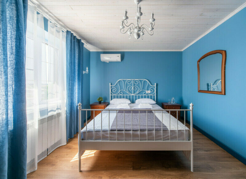 Эконом Семейный 2-местный 1-комнатный (Голубой)