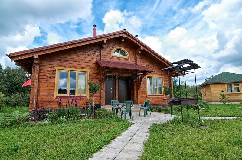 Коттедж 4-местный №5 (Дуплекс с камином)