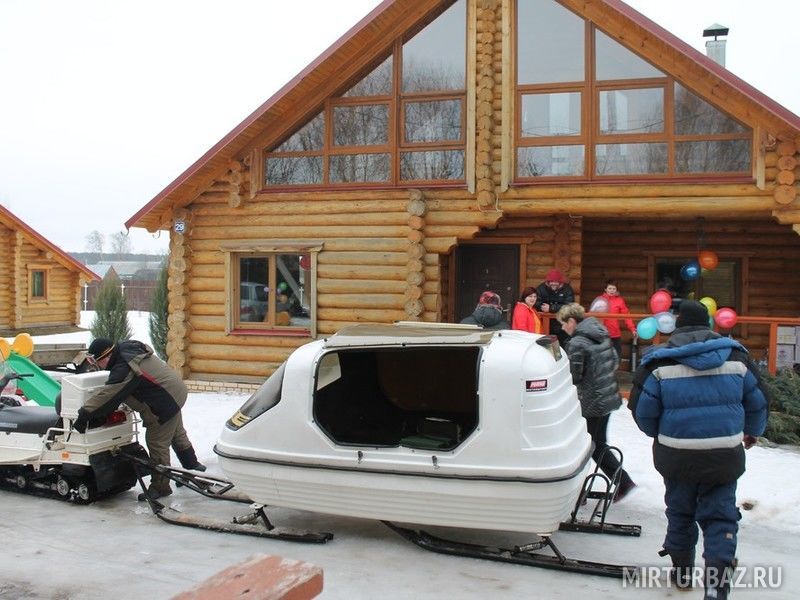 Катание на снегоходе