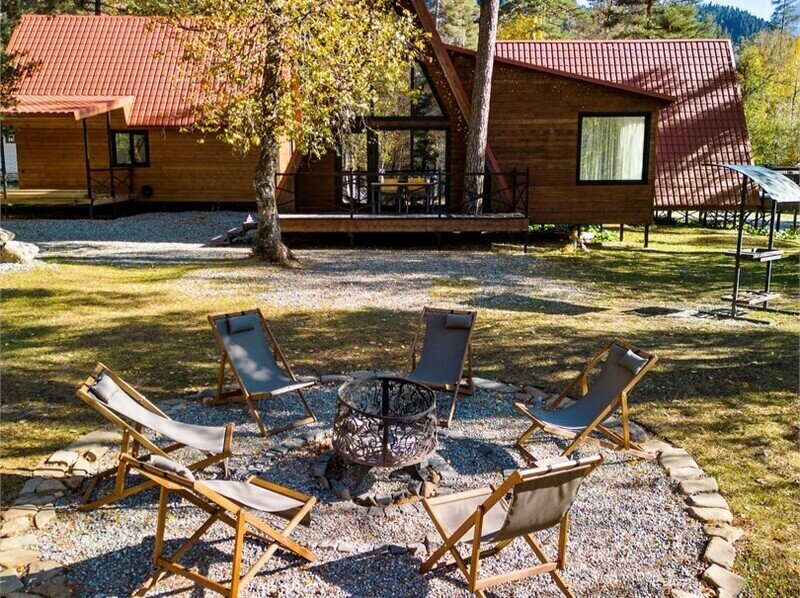 Коттедж А-фрейм А2 4-местный (72 кв.м.)