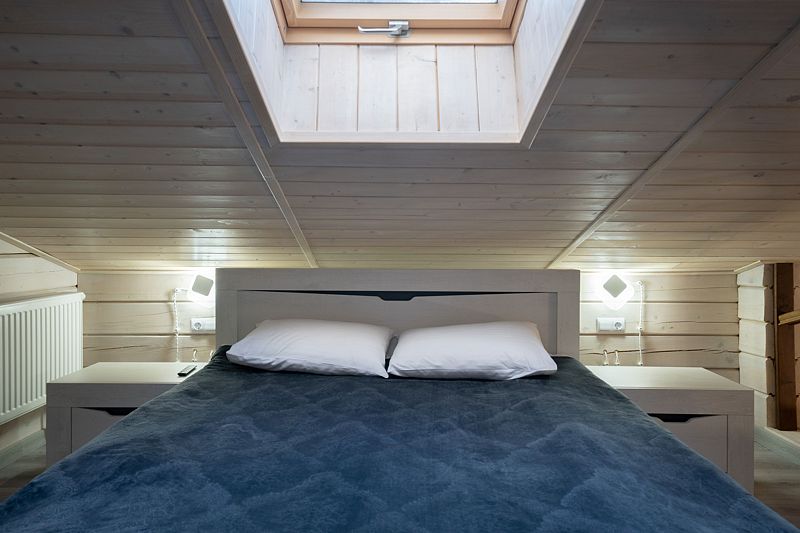 Спальня на мансардном этаже