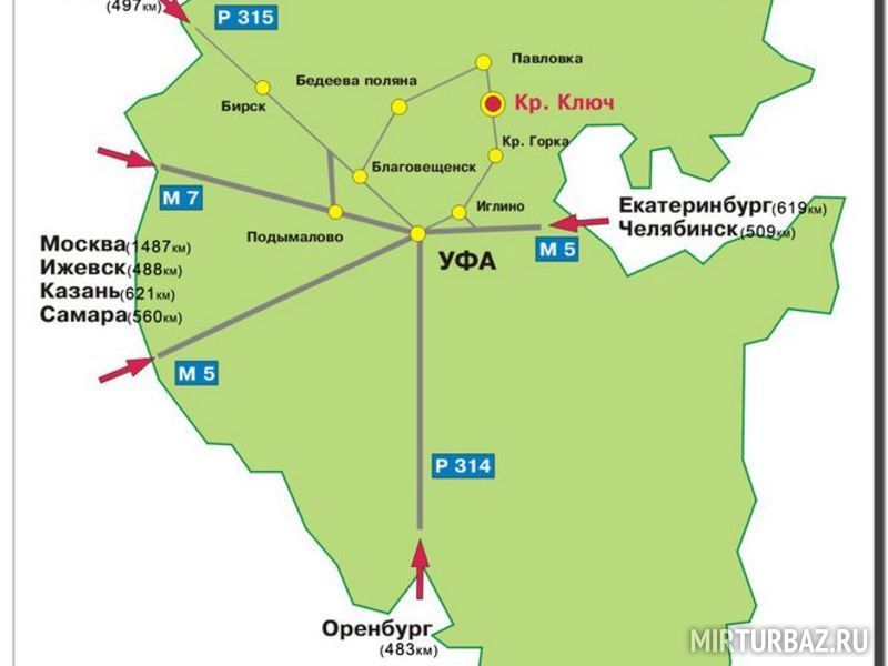 Карта ключи район