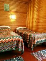 Двухместный номер с двумя отдельными кроватями и общими удобствами, Гостевой дом Зайкина дача, Кончезеро