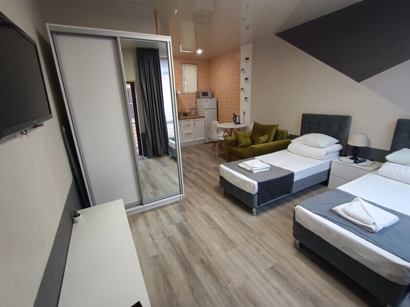 Студио 3-местный 1-комнатный (TWIN)