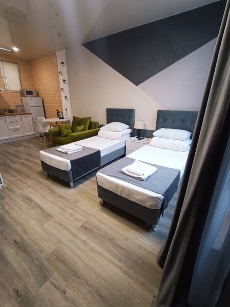 Студио 3-местный 1-комнатный (TWIN)