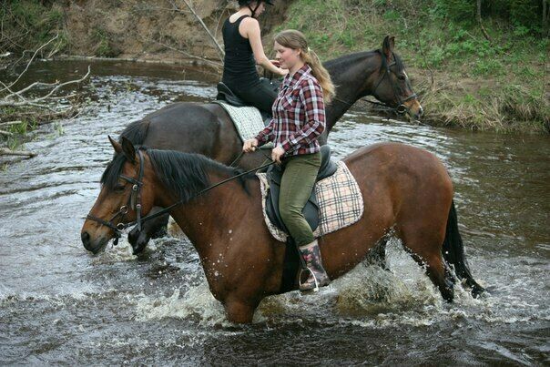 Прогулка на конях до озера | Йахо, Кировская область