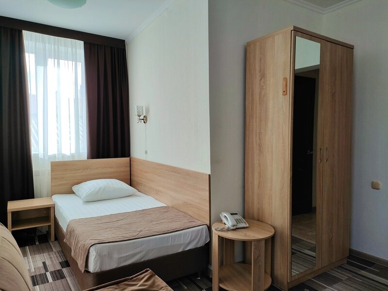 Стандартный 2-местный 1-комнатный (без балкона, корпус № 1)