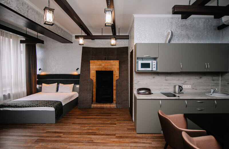 Апартаменты 4-местный 1-комнатный (с кухней)