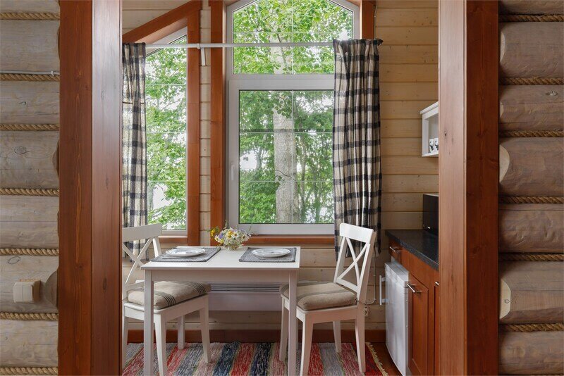 Коттедж 2-местный (с камином)