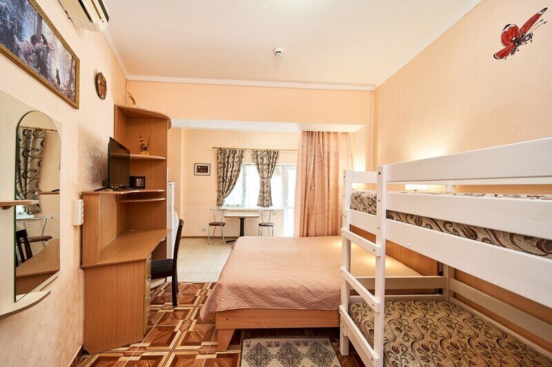 Стандартный 2-местный 1-комнатный (с кухней-студией)