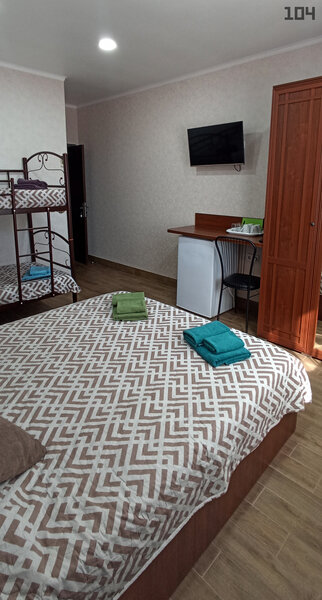 Семейный 4-местный 1-комнатный