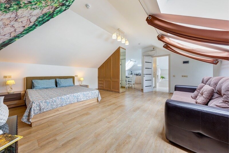 Студия 4-местный (с видом на сад)