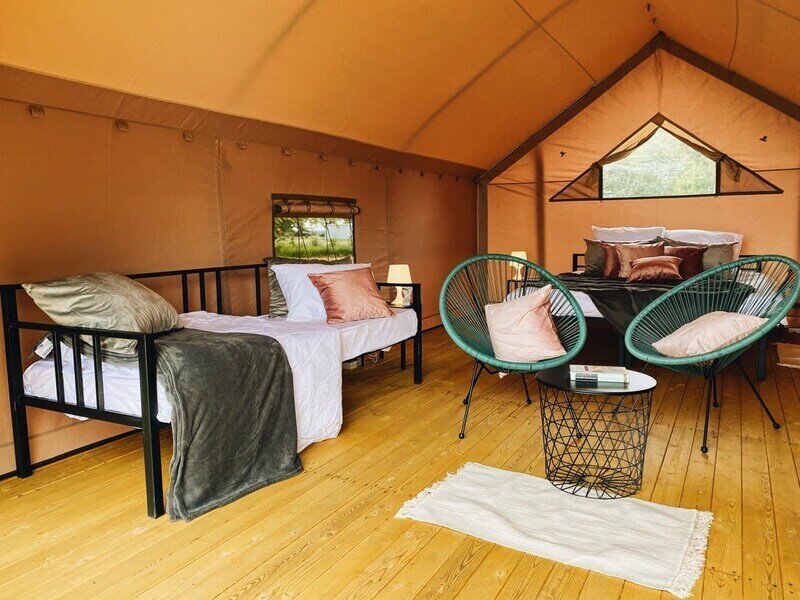 Глемпинг Люкс 3-местный (Сафари-Тент с видом на залив)