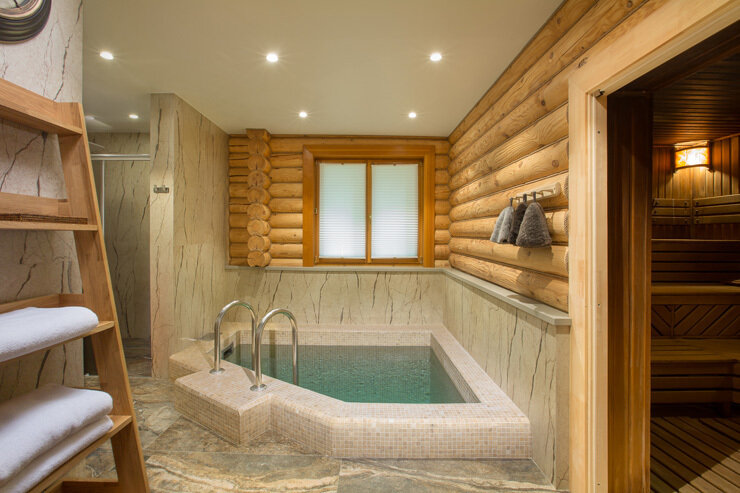 Шале 4-местный 2-комнатный (с купелью)