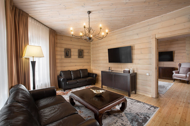 Шале 4-местный 2-комнатный (с финской сауной)