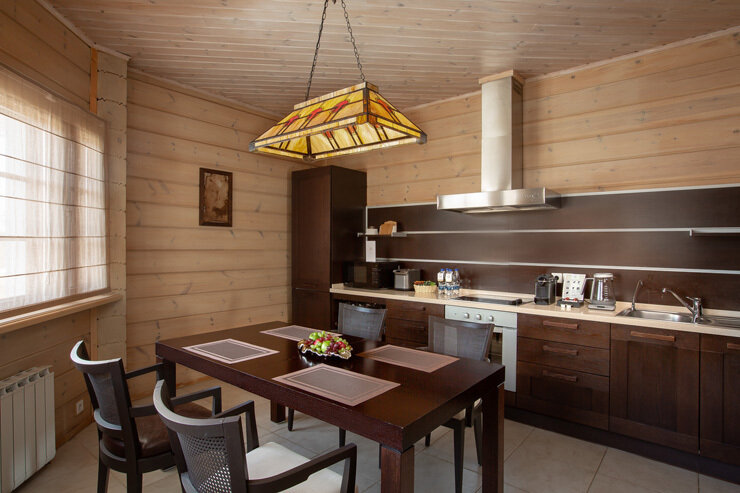 Шале 4-местный 2-комнатный (с финской сауной)