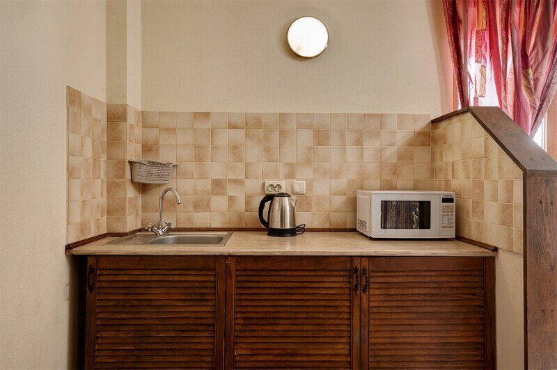 Студия 2-местный 1-комнатный (с кухонной зоной и балконом)