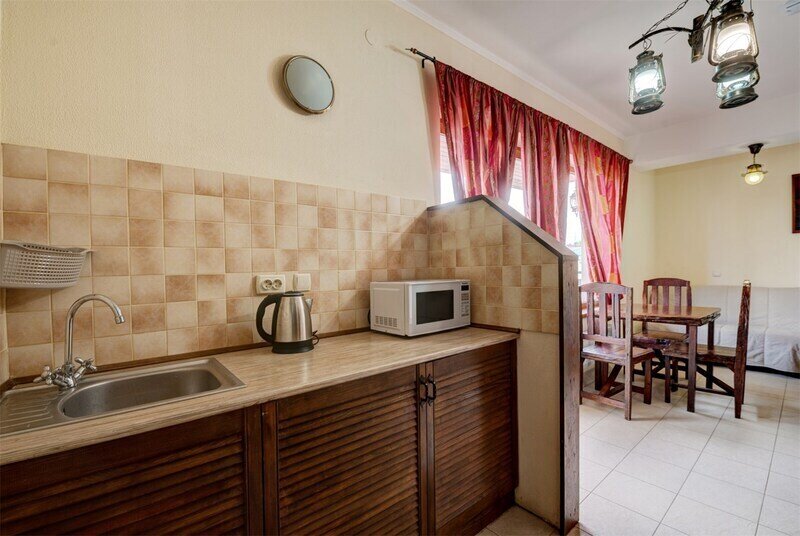 Студия 2-местный 1-комнатный (с кухонной зоной и балконом)