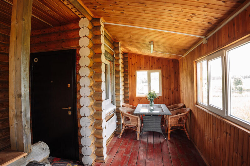 Коттедж 6-местный (с русской печью)