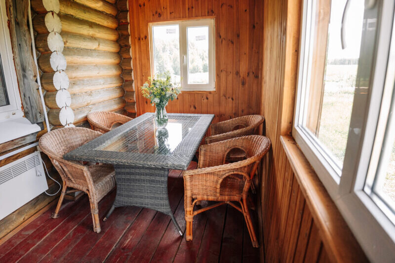 Коттедж 6-местный (с русской печью)