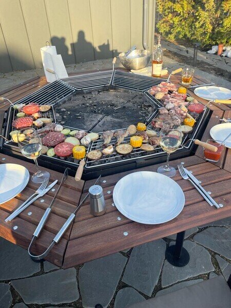 Стол-мангал