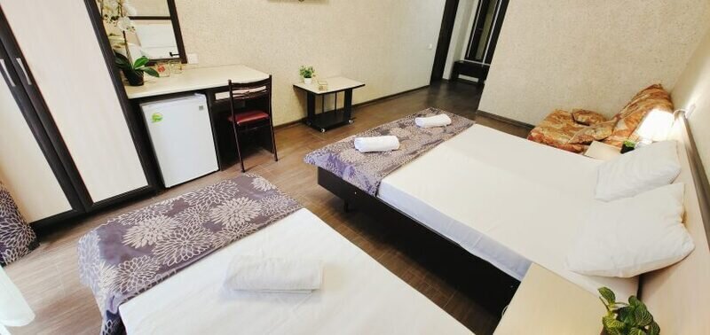 Стандартный 4-местный 1-комнатный