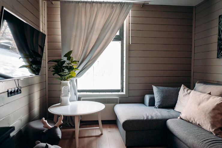 Дом 10-местный (Есенин, с костровой чашей в саду)