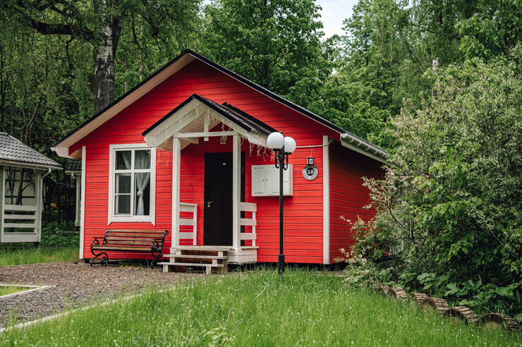 Дом 2-местный (розовый домик Барби)