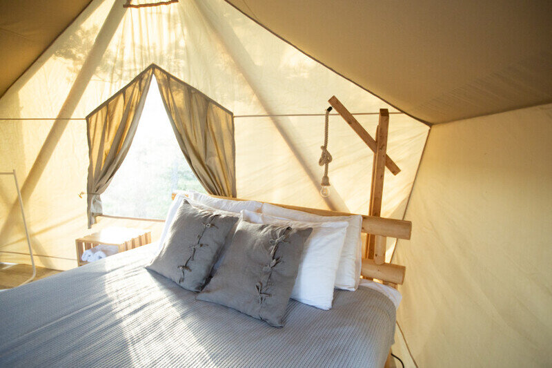 Глэмпинг 2-местный Белые ночи (с купелью)