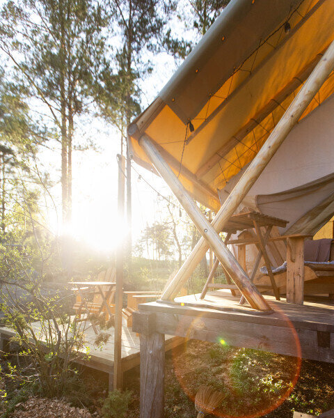 Глэмпинг 2-местный Белые ночи (с купелью)