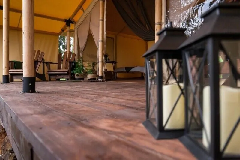 Глэмпинг 2-местный Сказочный лес (с купелью)