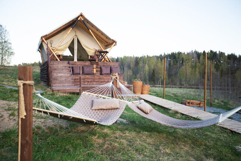 Глэмпинг 2-местный Солнечное затмение