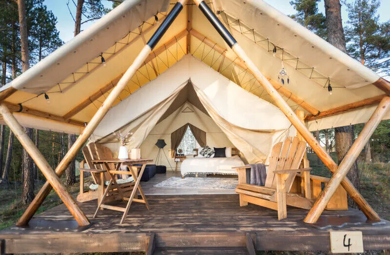Глэмпинг 2-местный Северное сияние