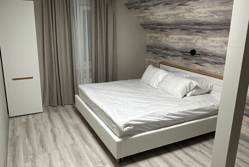 Дом с баней на дровах в современном стиле