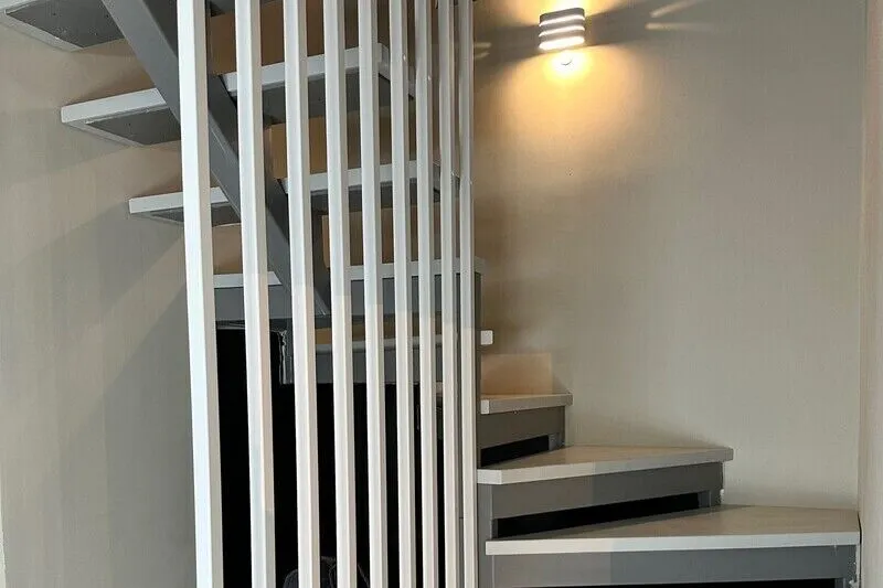 Дом с баней на дровах в современном стиле