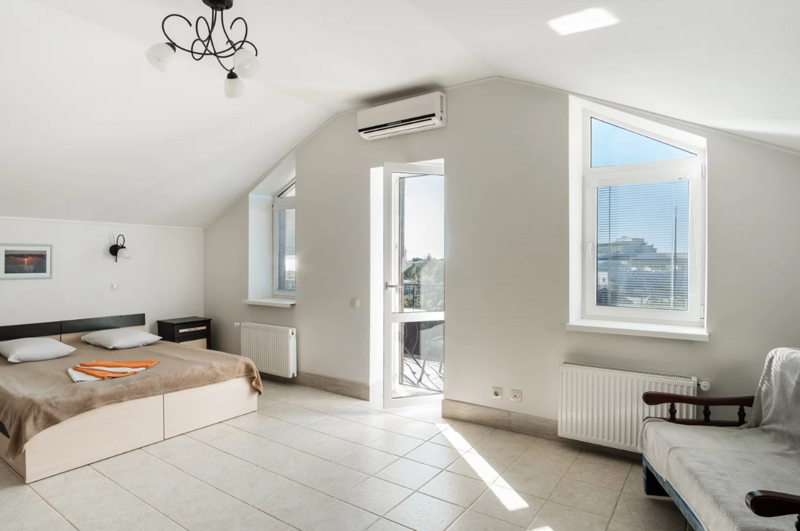 Стандартный 3-местный 1-комнатный (с балконом и видом на море)