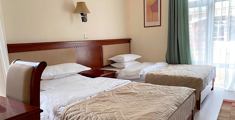 Люкс 4-местный 3-комнатный (коттедж Пальмира)