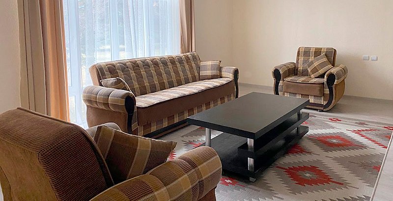 Люкс 4-местный 3-комнатный (коттедж Пальмира)