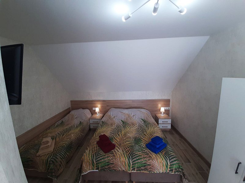 Мансарда Семейная 3-местная 1-комнатная (с балконом)