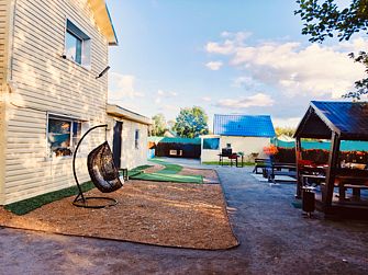 Дом с баней на дровах