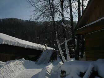 Горка зимой