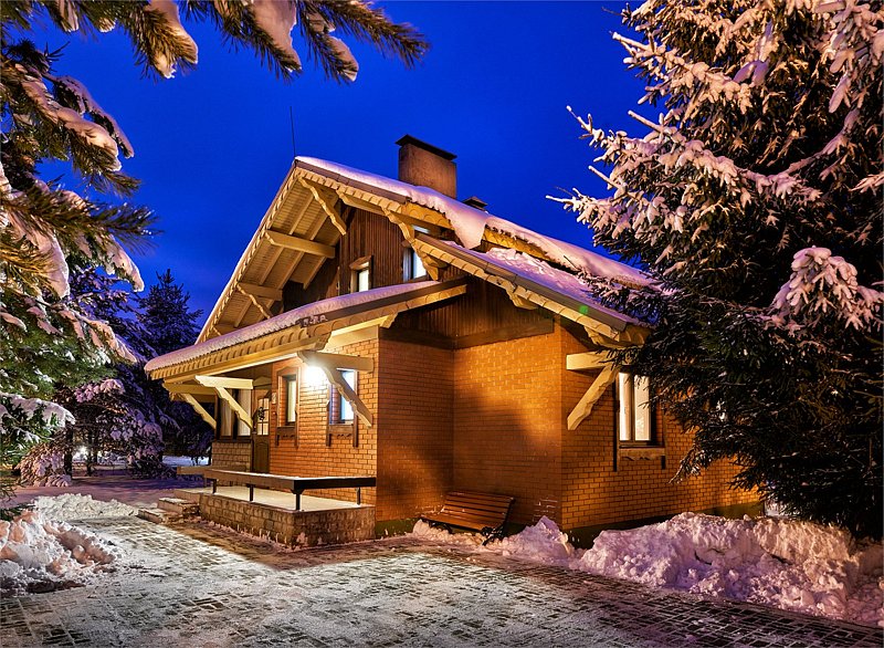 Коттедж 5-местный 2-комнатный (Шале)