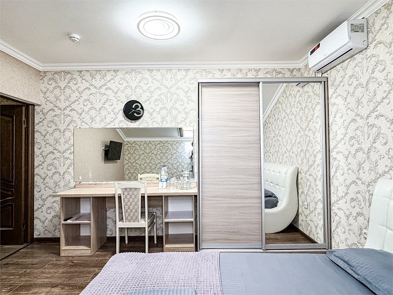 Делюкс 4-местный 2-комнатный (Мансарда)